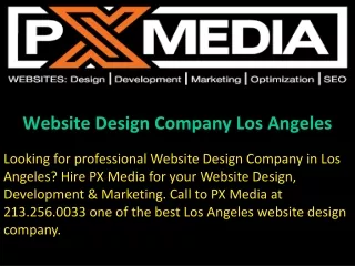 website design company los angeles