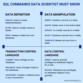 sql commands data scientist must know