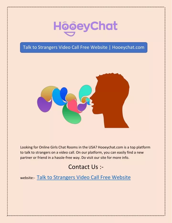 talk to strangers video call free website