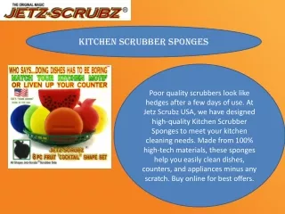 Kitchen Scrubber Sponges