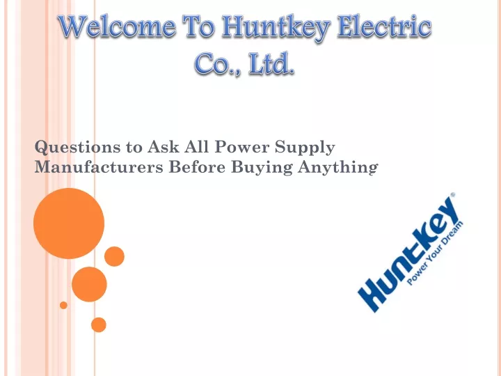 questions to ask all power supply manufacturers before buying anything