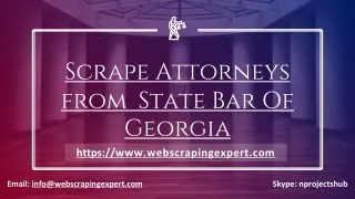 scrape attorneys from state bar of georgia