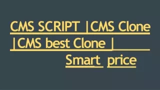 c m s sc r ipt c m s clone