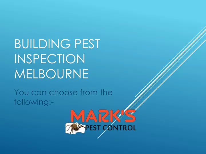 building pest inspection melbourne