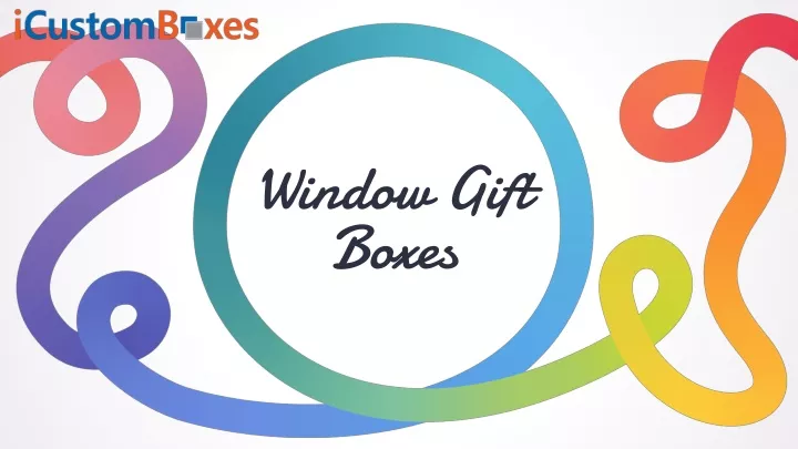 window gift boxes