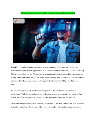 digital transformation and its impact