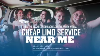 Fuel the Bachelor or Bachelorette Party with a Cheap Limo Service Near Me