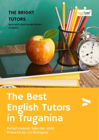 The Best English Tutors in Truganina