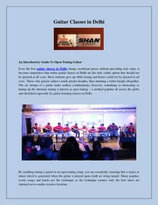 Guitar Classes in Delhi-Shan School-converted