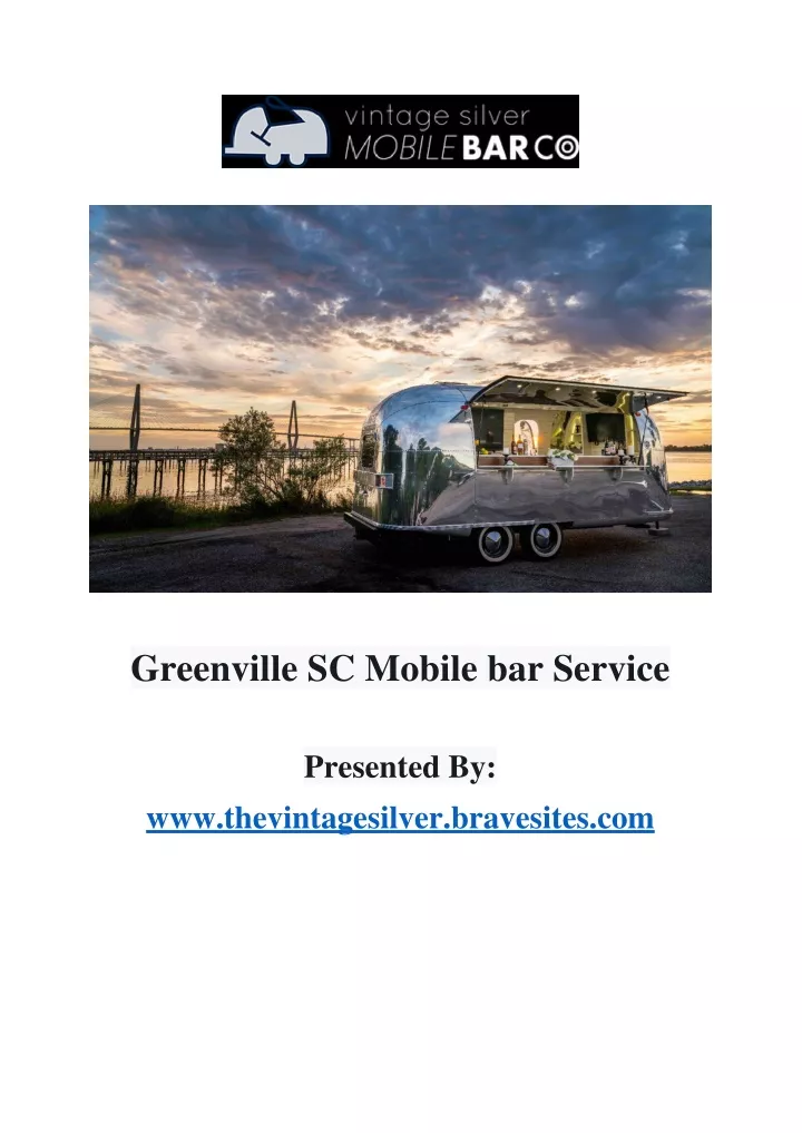 greenville sc mobile bar service