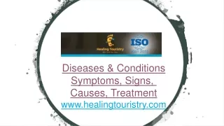 List of Most Common Diseases and Conditions Information