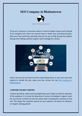 seo company in bhubaneswar