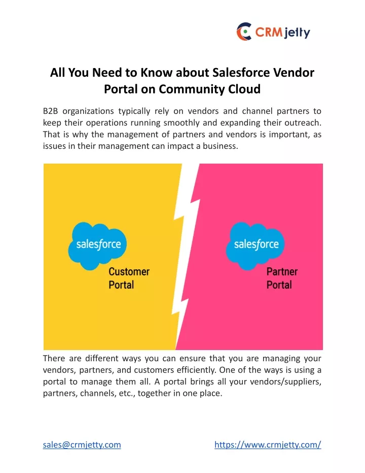 all you need to know about salesforce vendor