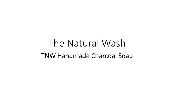 the natural wash