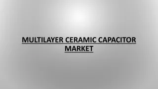 Multilayer Ceramic Capacitor Market