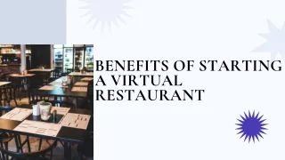 benefits of starting a virtual restaurant