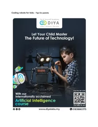 coding robots for kids tips for parents
