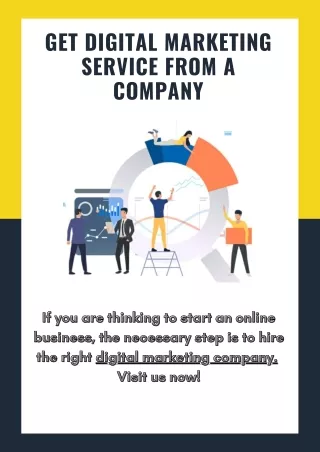 Get Digital Marketing Service From a Company