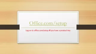office com setup