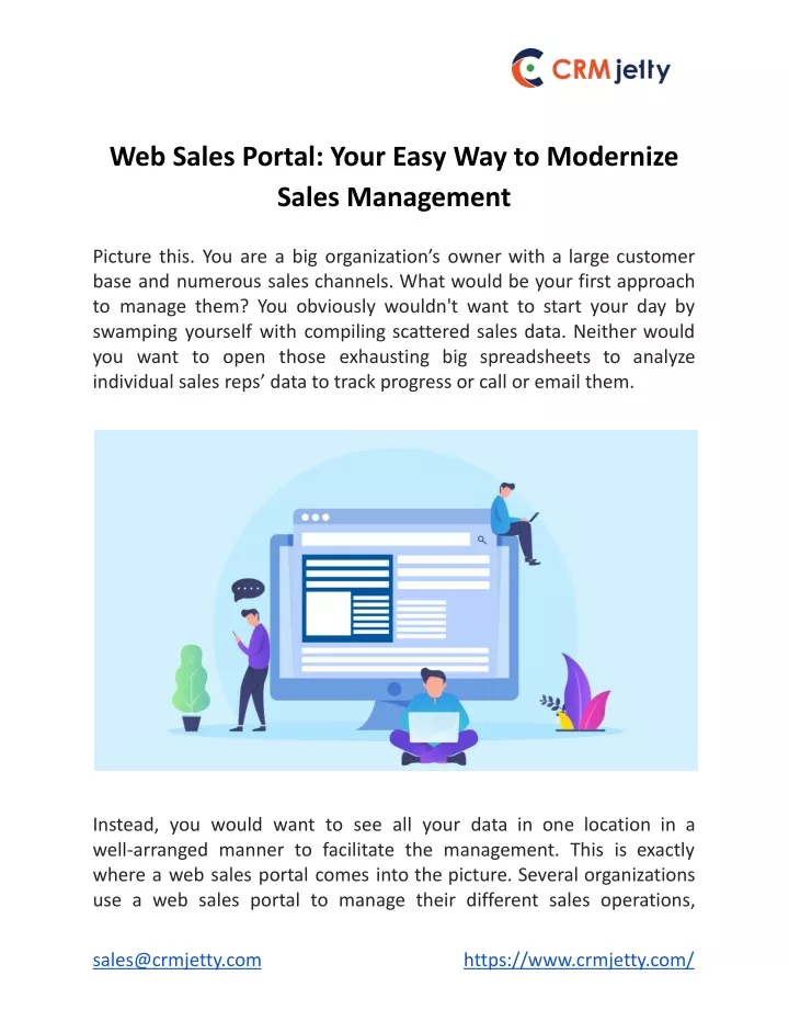 web sales portal your easy way to modernize sales