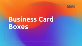 business card boxes