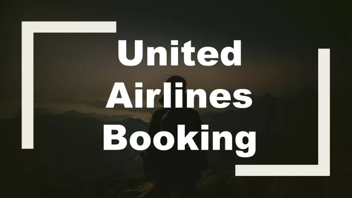 united airlines booking