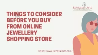 Online Jewelry Shopping Store India | Ratnavaliarts