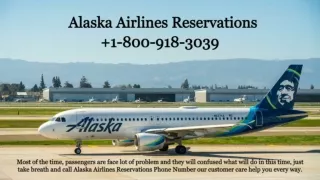 Alaska Airlines Reservations Official Site Phone Number