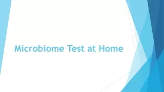 Microbiome Test at Home