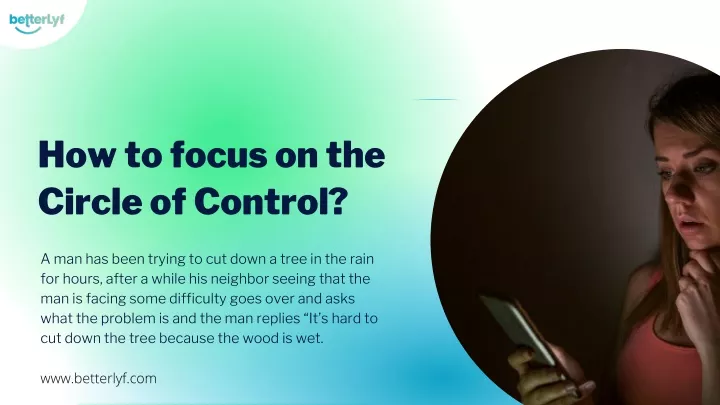 how to focus on the circle of control