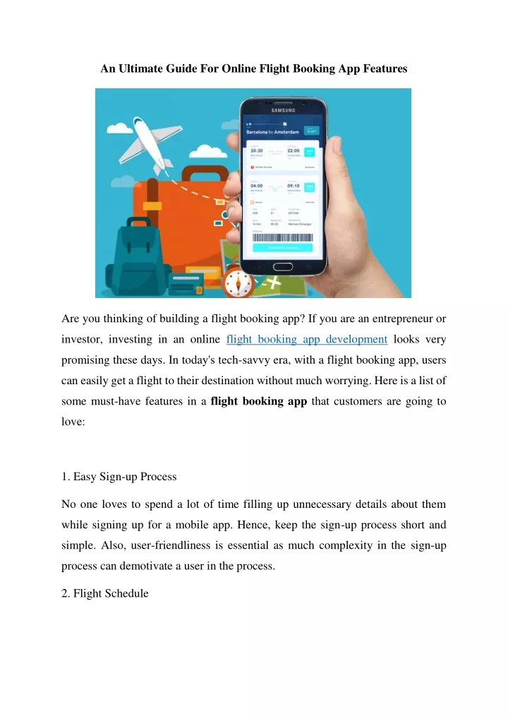 an ultimate guide for online flight booking