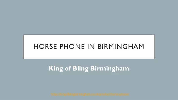 horse phone in birmingham
