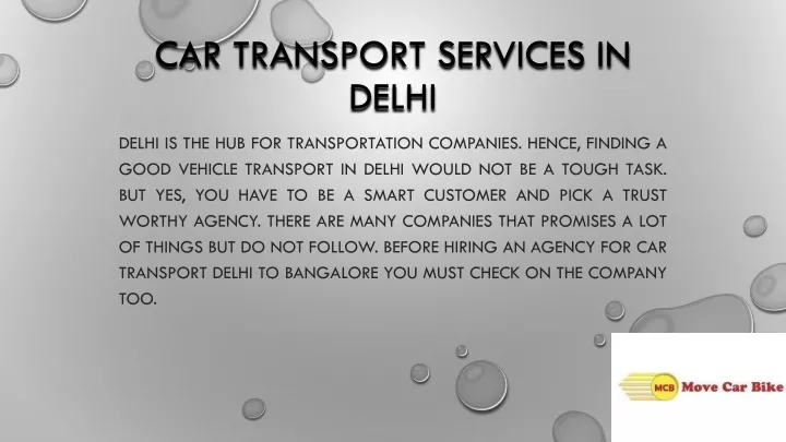 car transport services in delhi