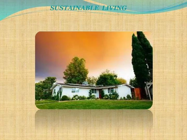 sustainable living