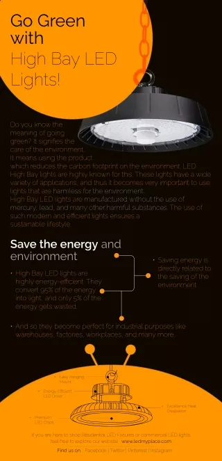 go green with high bay led lights