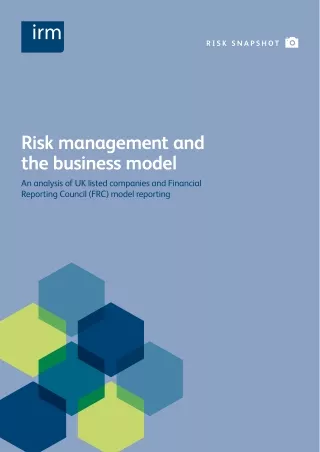 IRM Risk Management and Business