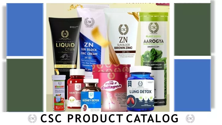 csc product catalog