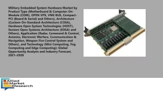 military embedded system hardware market