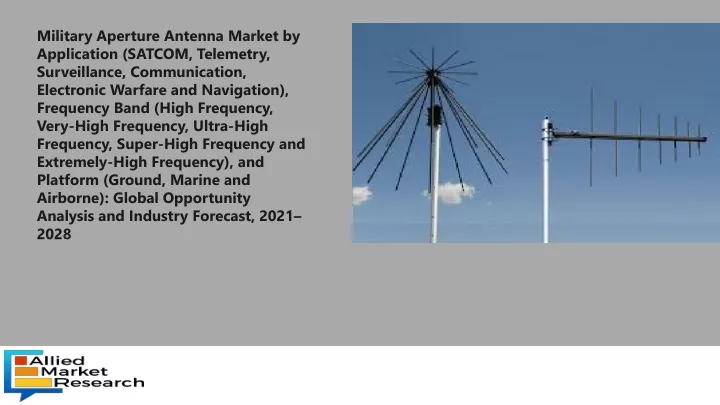 military aperture antenna market by application