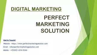 perfect marketing solution