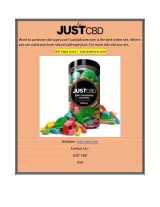 want to purchase cbd vape juice justcbdstore