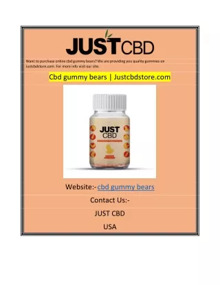 want to purchase online cbd gummy bears
