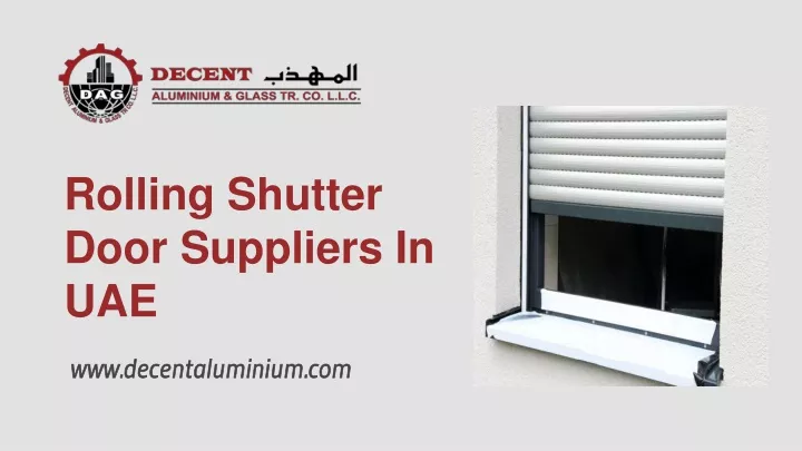 rolling shutter door suppliers in uae