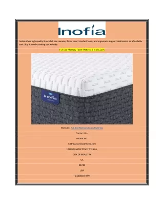 inofia offers high quality 8 inch full size