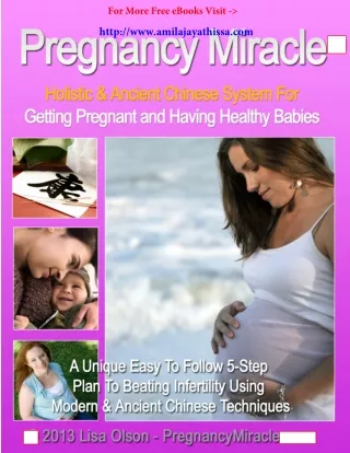 Pregnancy Miracle Review PDF eBook Book Free Download