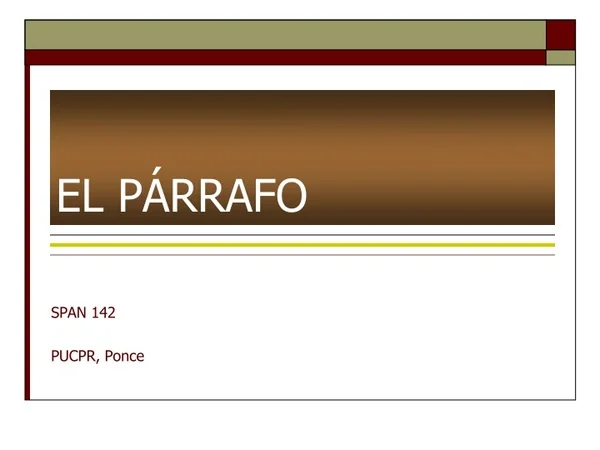 el p rrafo