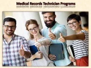 Medical Records Technician Programs