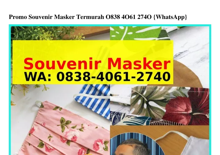 promo souvenir masker termurah o838 4o61 274o