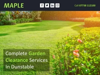 Complete Garden Clearance Services In Dunstable