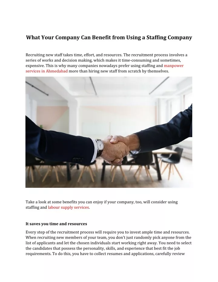 what your company can benefit from using